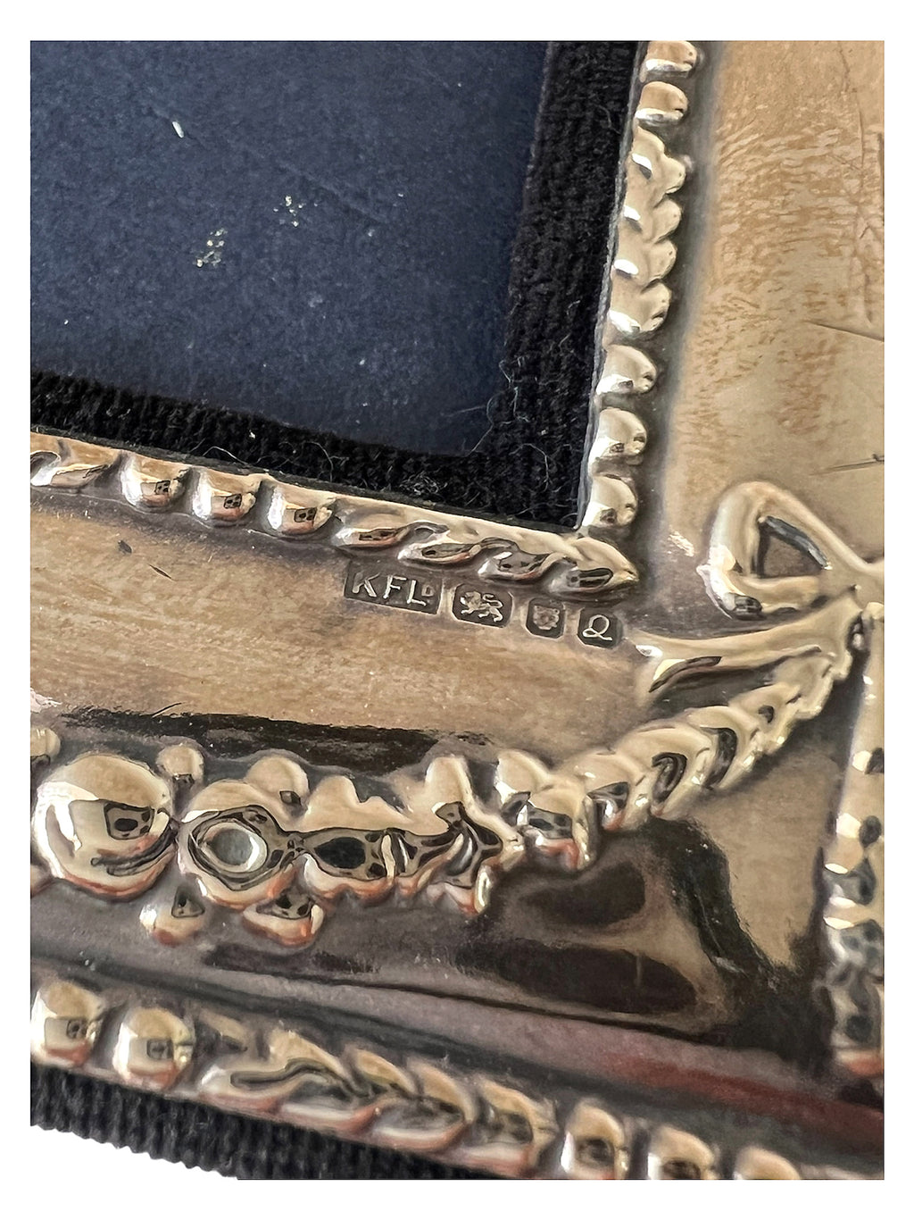 London 1990 Sterling Silver Photo Frame By Keyford Frames Ltd