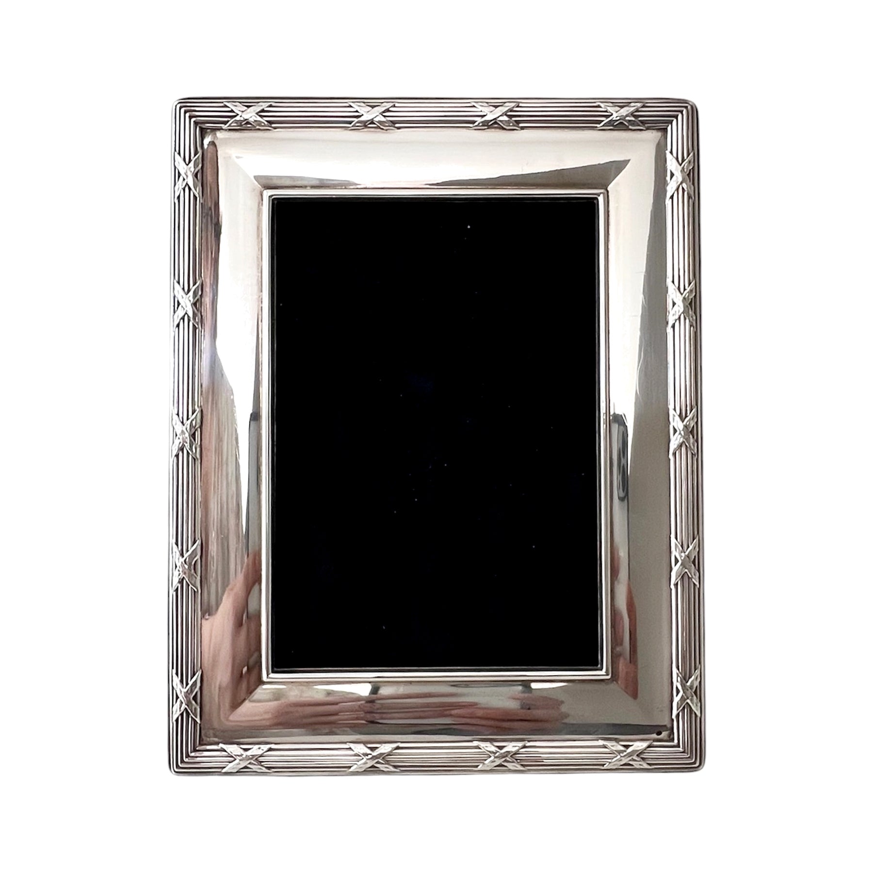 Vintage Carr’s Sheffield Sterling Photo Frame, Hallmarked 2000, 18 cm