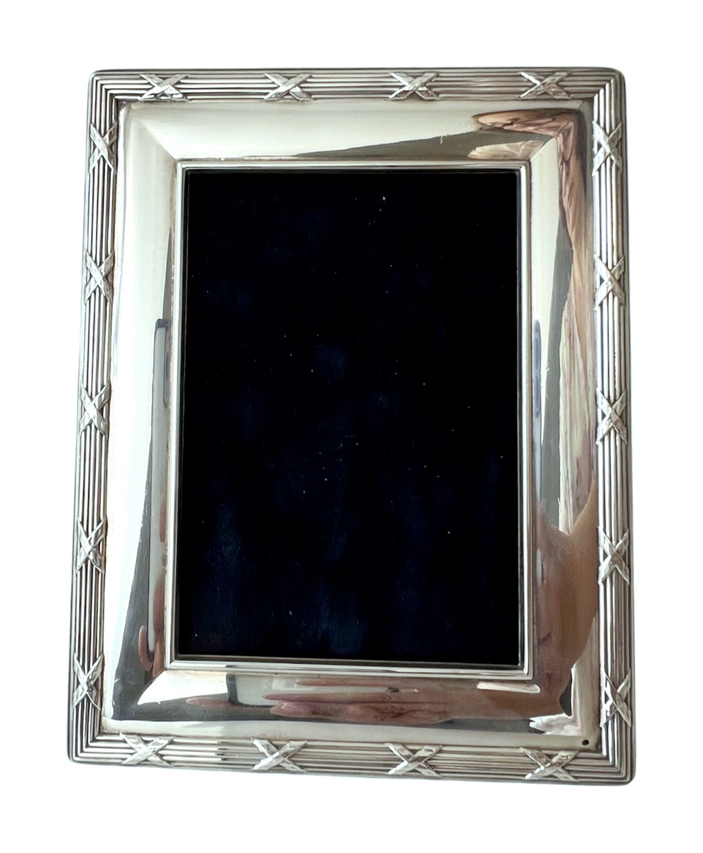 Vintage Carr’s Sheffield Sterling Photo Frame, Hallmarked 2000, 18 cm
